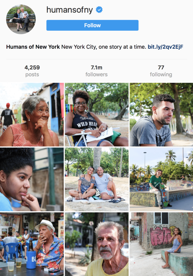 Humans of new york