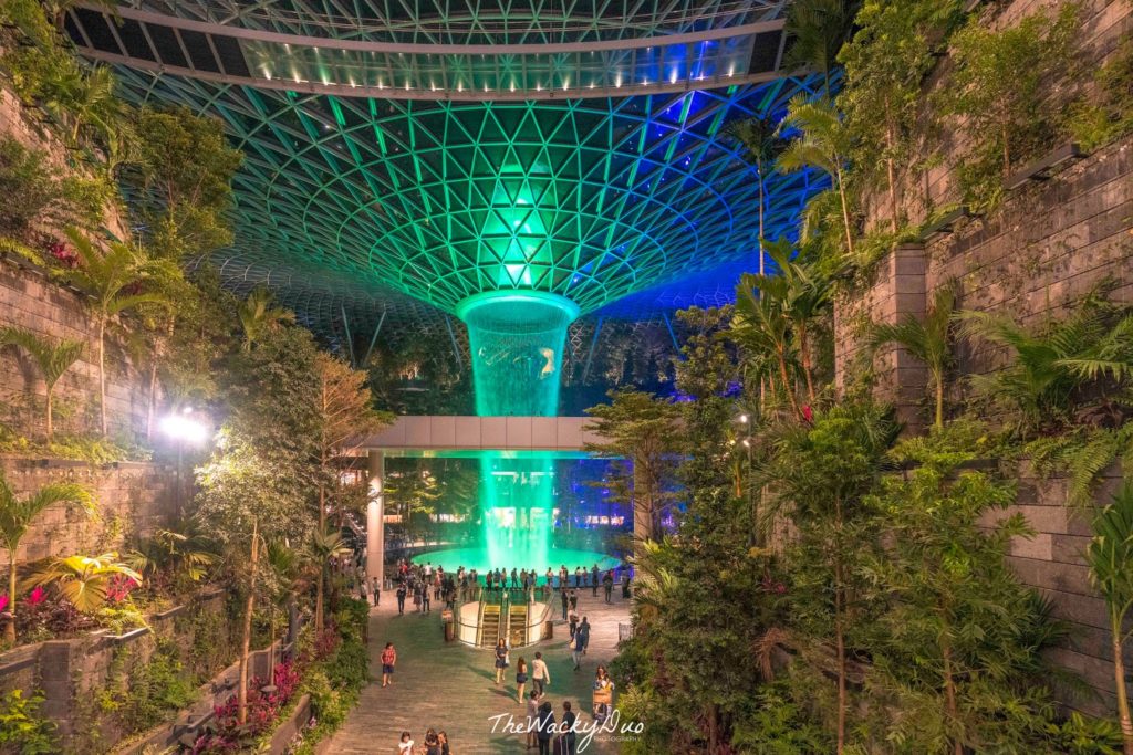 Rain Vortex Jewel Changi Airport